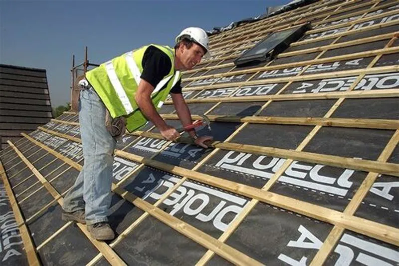 Irish Felters roofing project - Gutter and drainage solutions